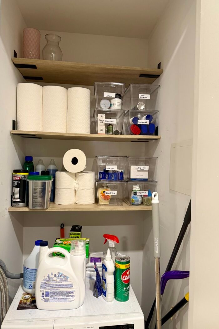 Laundry Closet Update